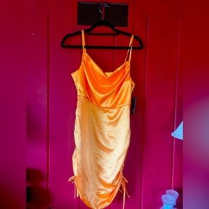 NWT Wild Fable Size M Orange Cocktail Dress